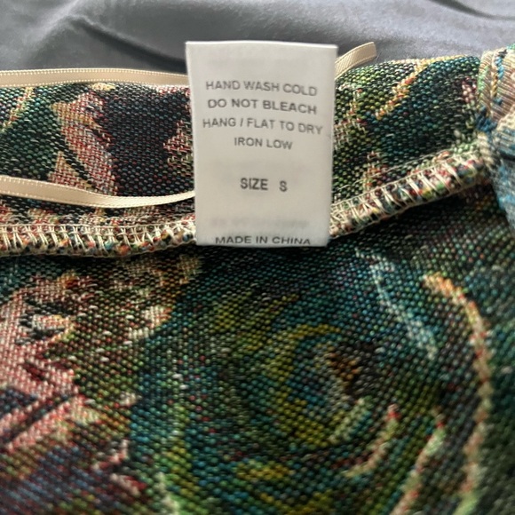 Altar'd State Floral Tapestry Corset - Yellow, Blue, Pink - Picture 7 of 7